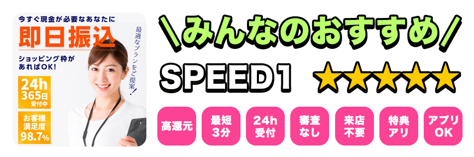 みんなのおすすめSPEED1